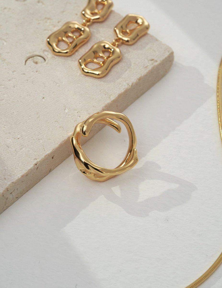 925 sterling silver ring, part of the Natural Style collection - Figgostyle