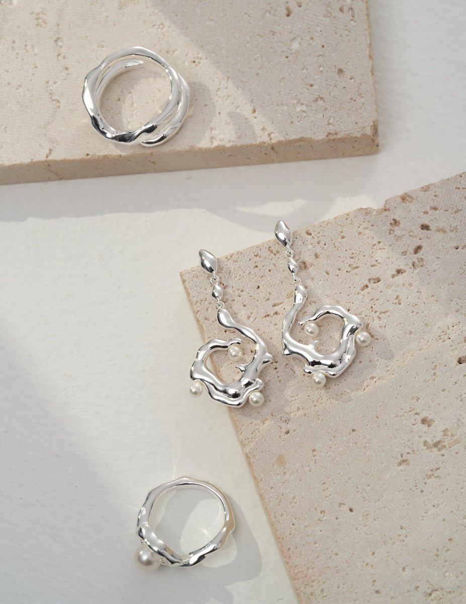 925 sterling silver ring, part of the Natural Style collection - Figgostyle