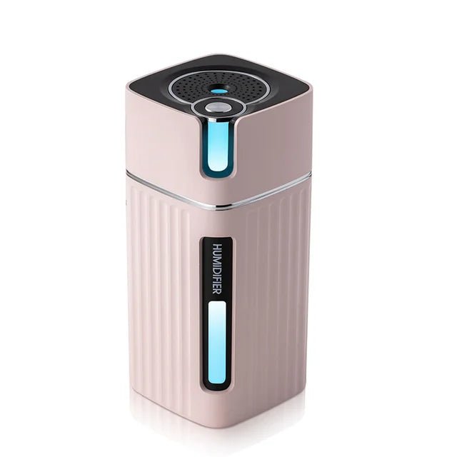 Air Humidifier Ultrasonic Smart Cool Mist Aroma Diffuser HumidifiersWith Color LED Light Mist Maker Fogger For Office Car Home - Figgostyle
