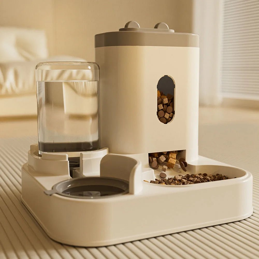 Automatic Pet Feeder & Water Dispenser for Cats Dogs - Smart Food Feeding Station, Automatic Waterer, Pet Supplies - Figgostyle