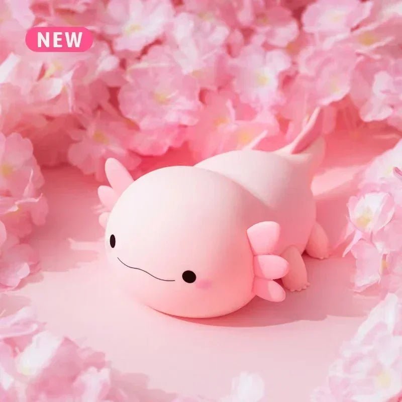 Axolotl Night Light, Cute Lamp with Touch Control - Figgostyle
