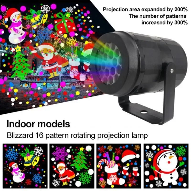 Christmas Snowflake Projector Light ❄️🎅 - Figgostyle