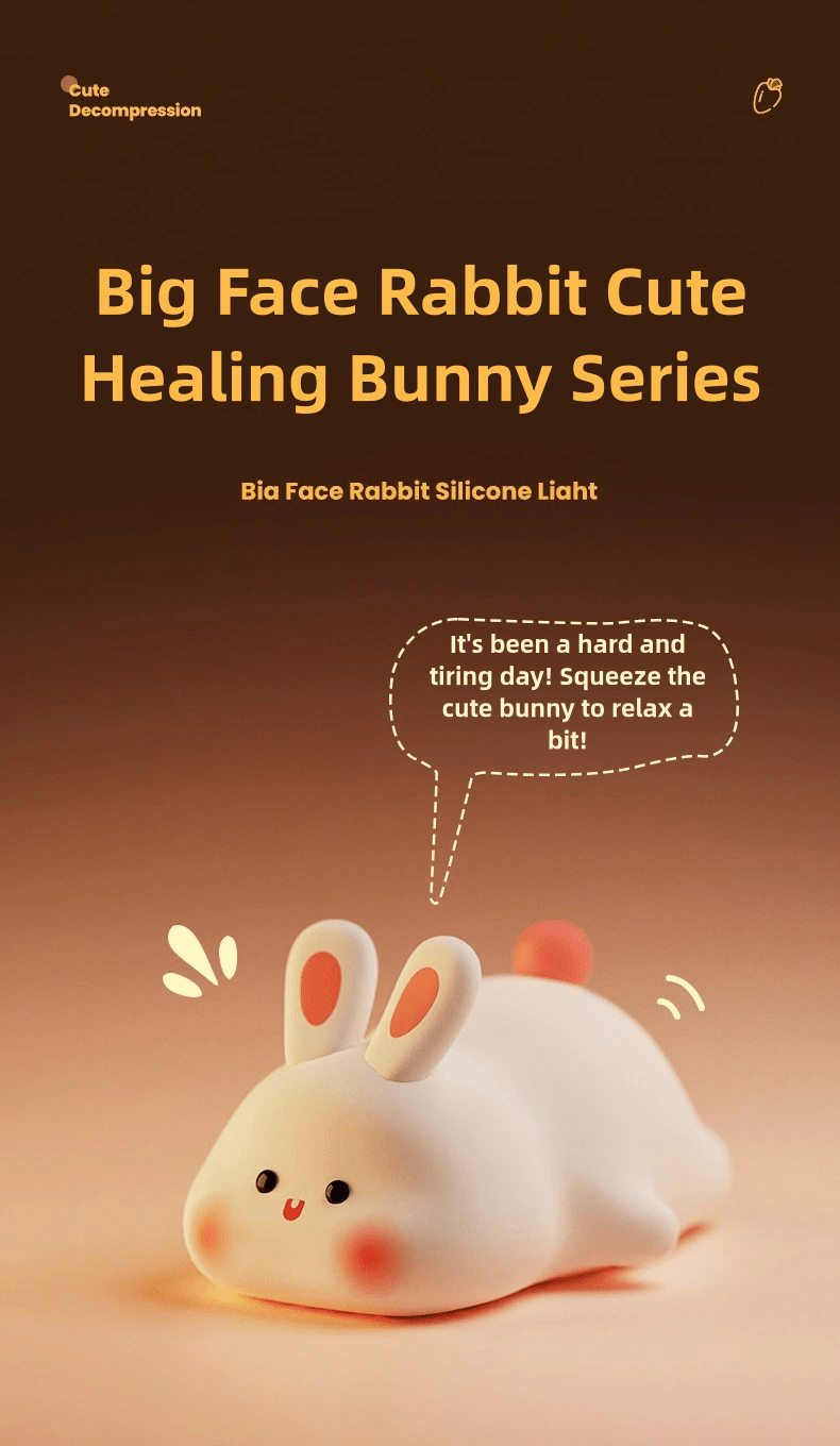 Bunny Night Light for Kids' Room🌙 - Figgostyle