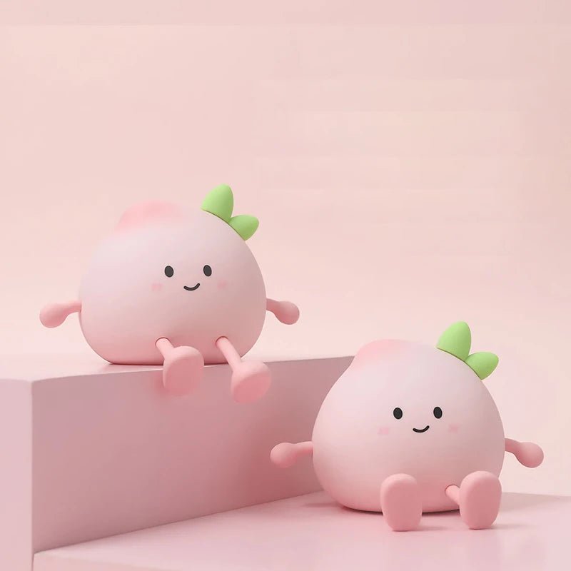 Cute Peach Pear Fruit Night Light - Figgostyle