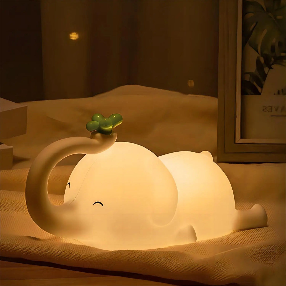 Cute Silicone Night Lights Sheep Cartoon Bedroom Lamp - Figgostyle