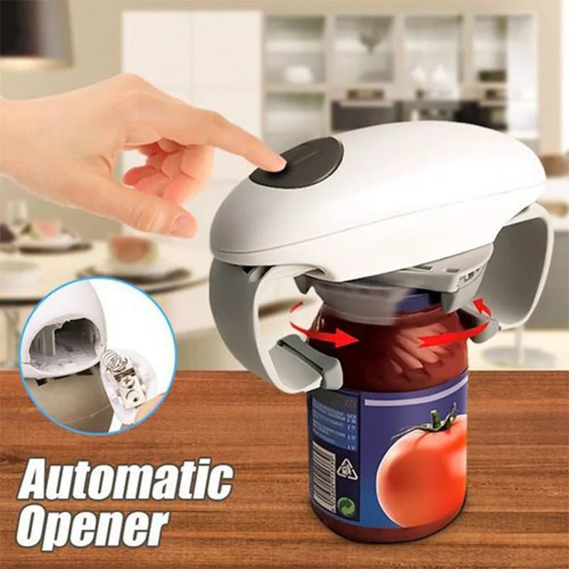 Electric Can Opener Beer Bottle Opener Battery Operated Kitchen Tool - Figgostyle
