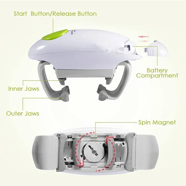 Electric Can Opener Beer Bottle Opener Battery Operated Kitchen Tool - Figgostyle