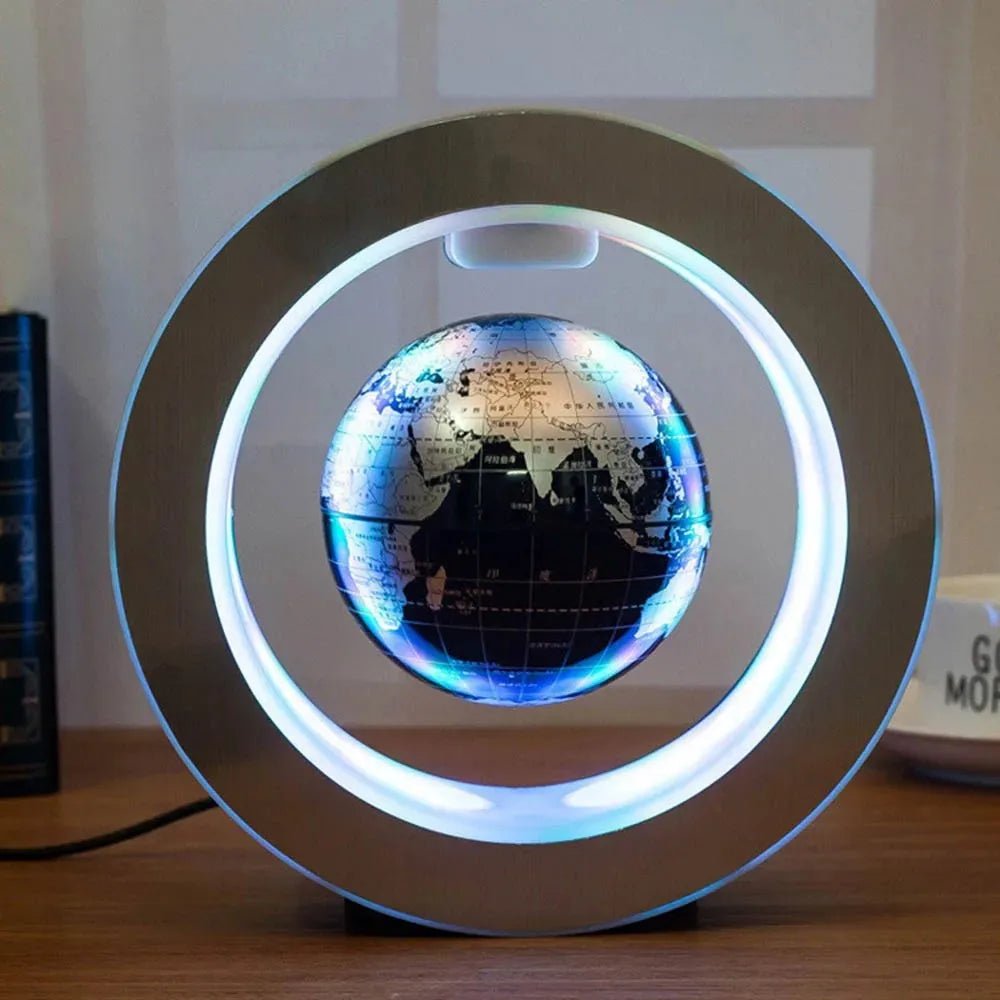 Floating Globe Levitating World Map - Figgostyle