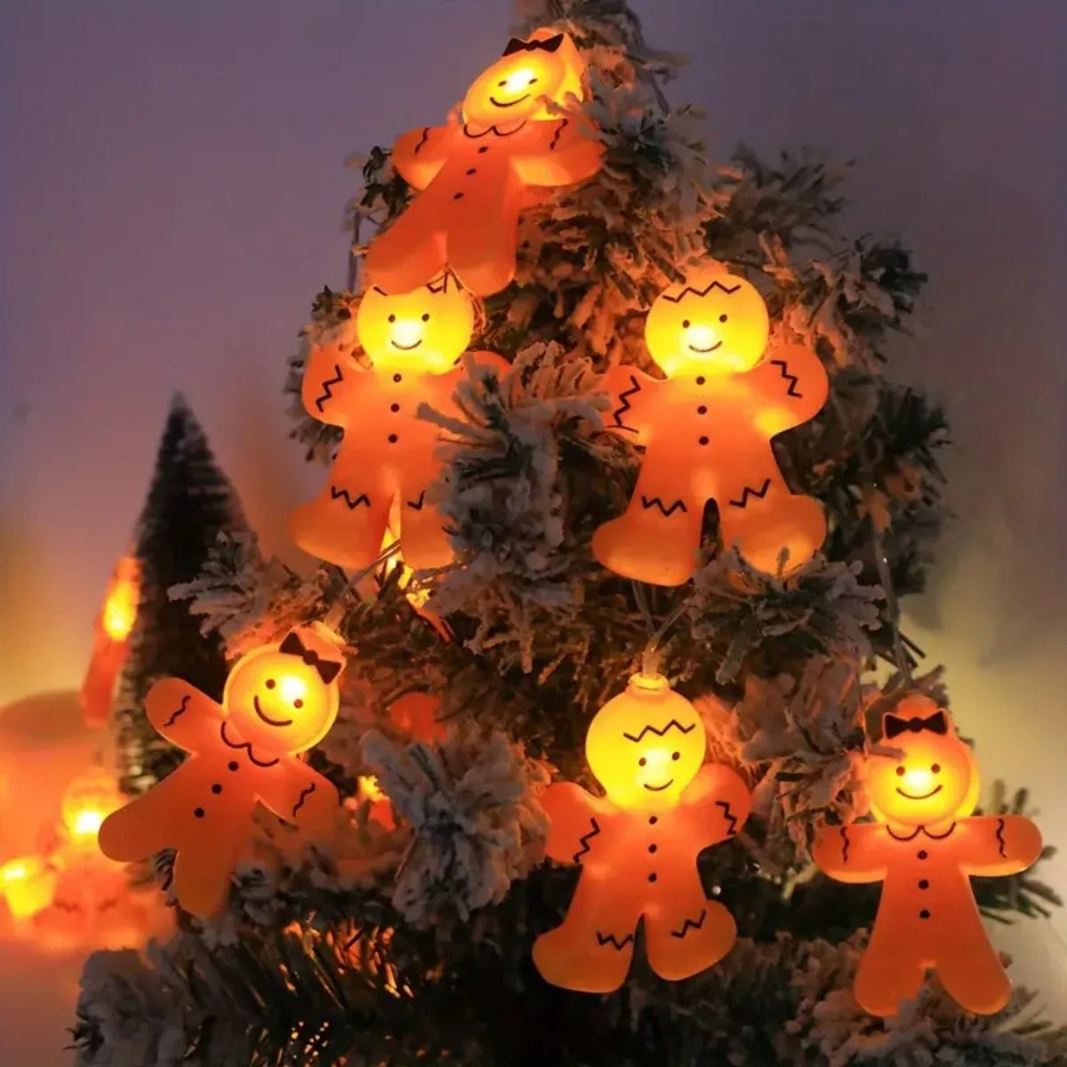 Gingerbread LED String Lights 🍪✨ - Figgostyle