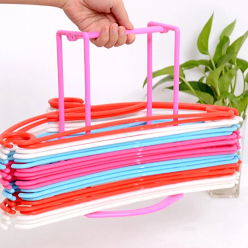 Hanger Organizer Hanger Stacker for Closet Laundry Room Holds Clothes Hangers Hanger Storage Rack Holder Clothes Hangers - Figgostyle