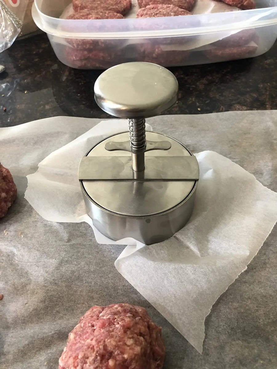 Household 304 stainless steel meat patty press - Figgostyle