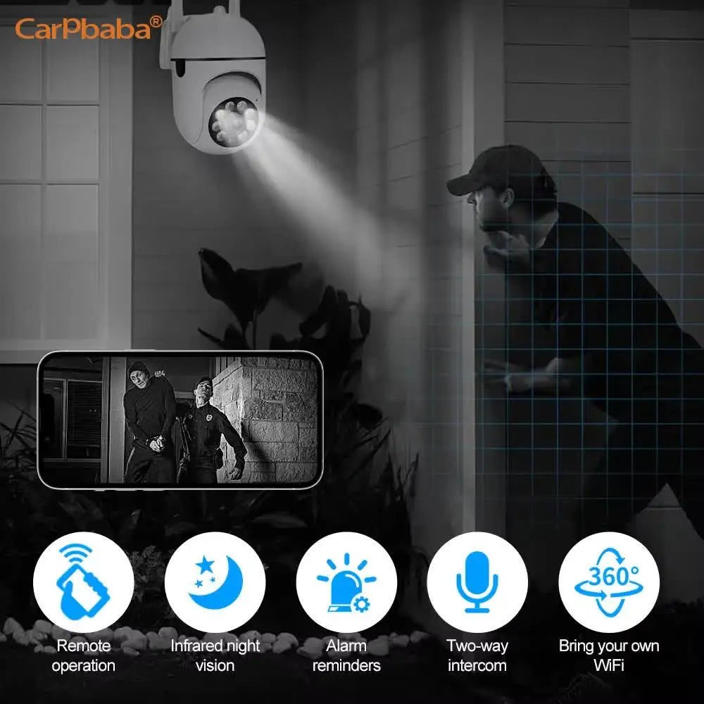 iCam365 APP IP Camera Smart Outdoor Home Security WIFI CCTV Surveillance with Color Night Vision Wireless HD 2 - Way Audio 1080P - Figgostyle