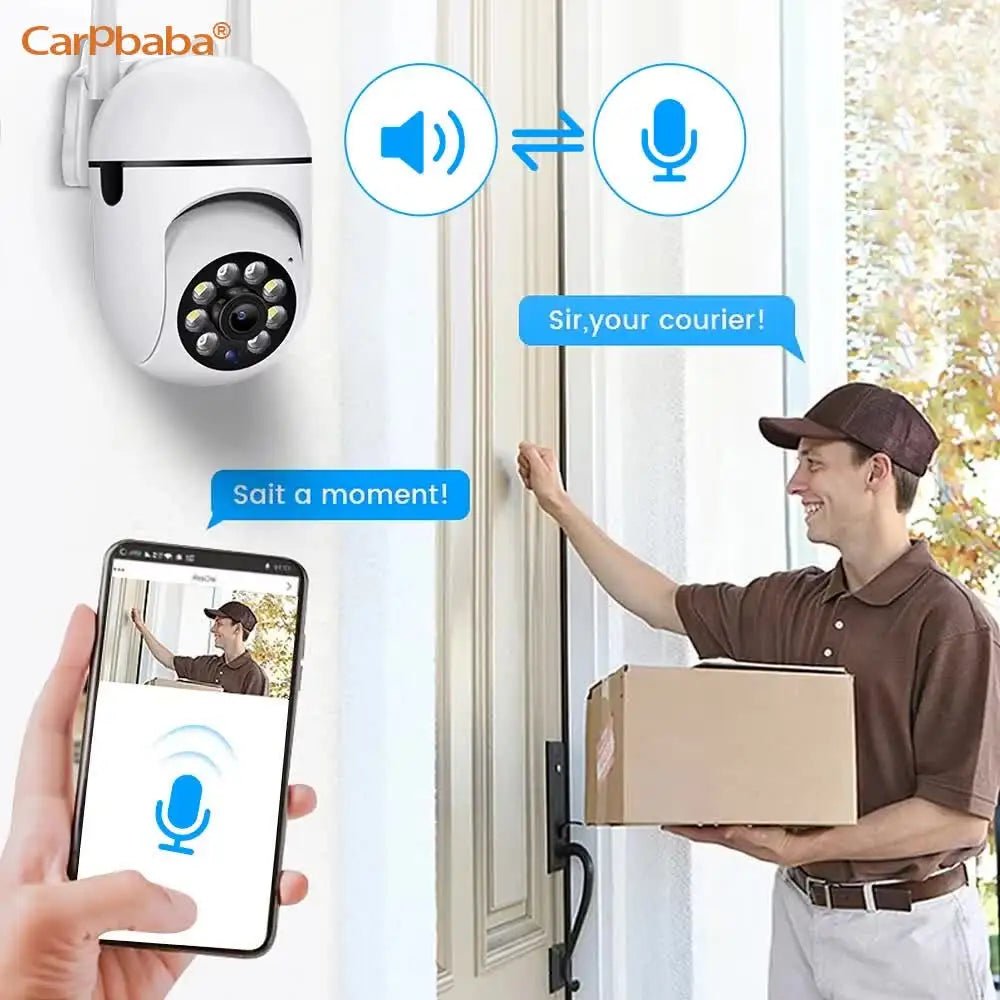 iCam365 APP IP Camera Smart Outdoor Home Security WIFI CCTV Surveillance with Color Night Vision Wireless HD 2 - Way Audio 1080P - Figgostyle