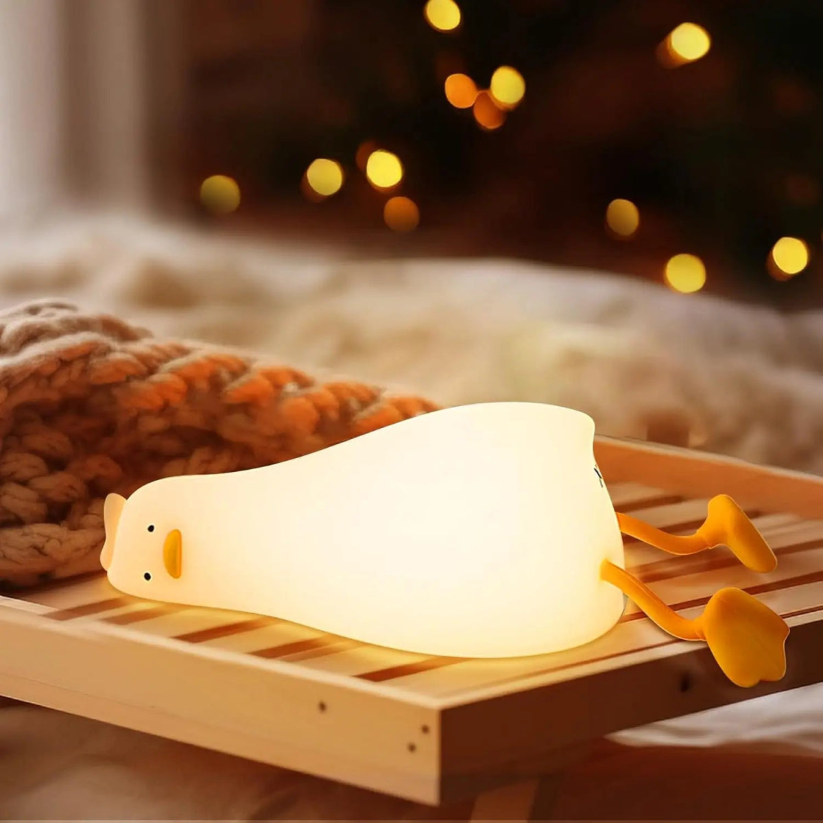 LED Lying Flat Duck Night Light - Figgostyle