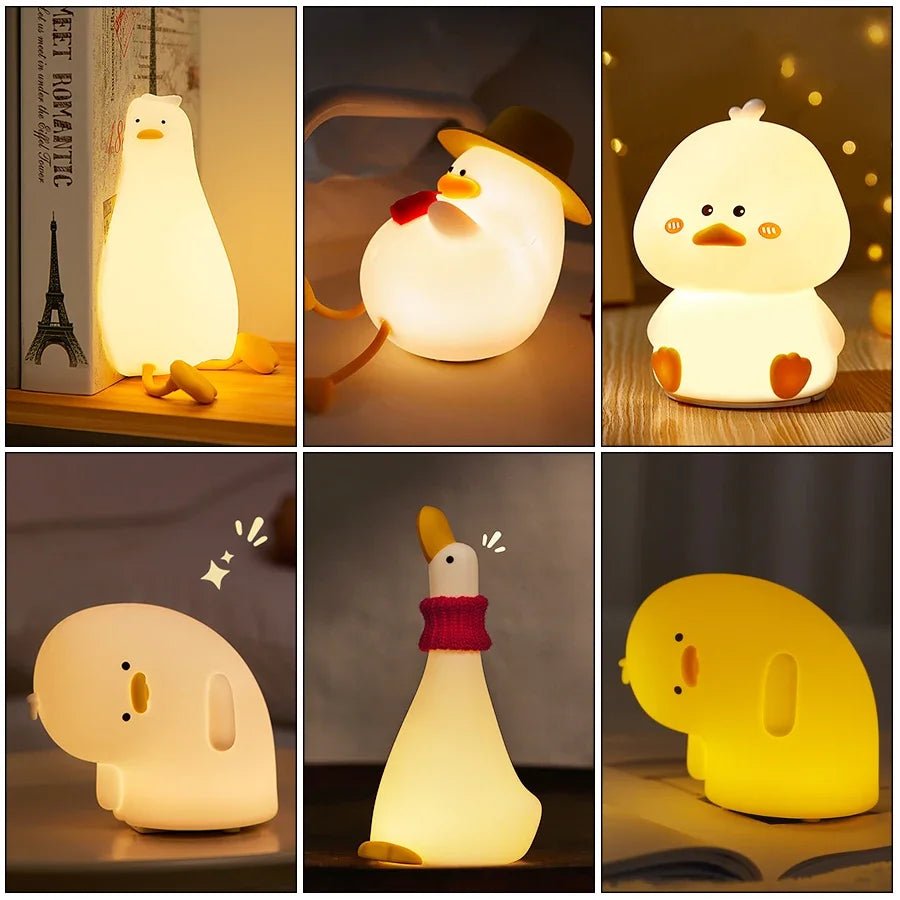 Duck Night Light | Silicone Duck Light | Figgostyle