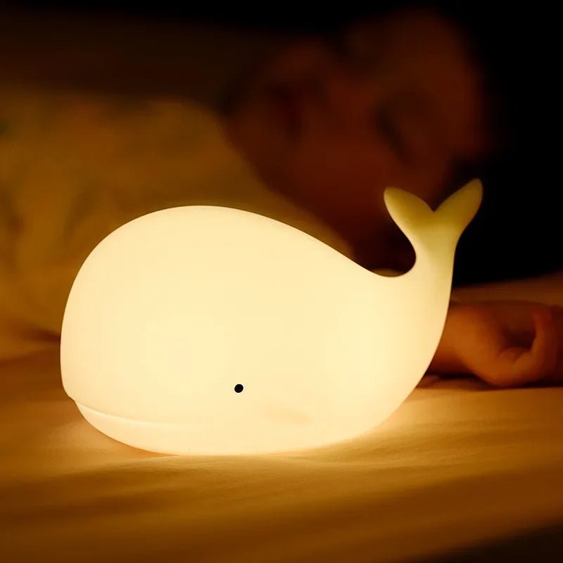 LED Night Light Cute Whale Cartoon animals - Figgostyle