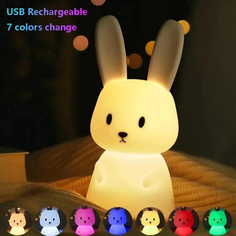 LED Night Light Cute Whale Cartoon animals - Figgostyle