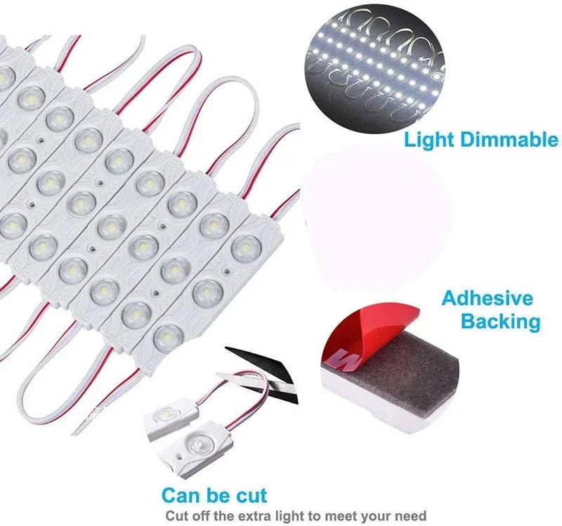 Led Vanity Mirror Lights Kit Vanity Make Up Light Dressing Table Strip Light Touch Control Dimmable Waterproof Mirror Front Lamp - Figgostyle