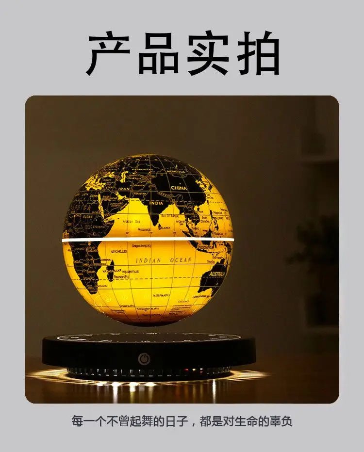 Levitating Lamp Magnetic Levitation Globe LED Earth Floating - Figgostyle
