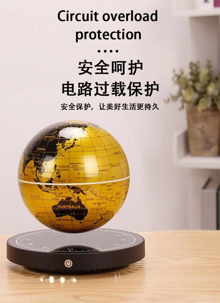 Levitating Lamp Magnetic Levitation Globe LED Earth Floating - Figgostyle
