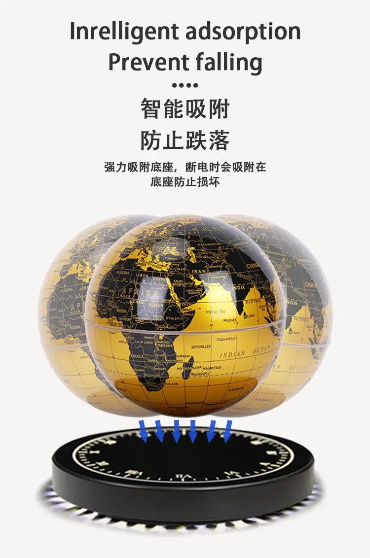 Levitating Lamp Magnetic Levitation Globe LED Earth Floating - Figgostyle
