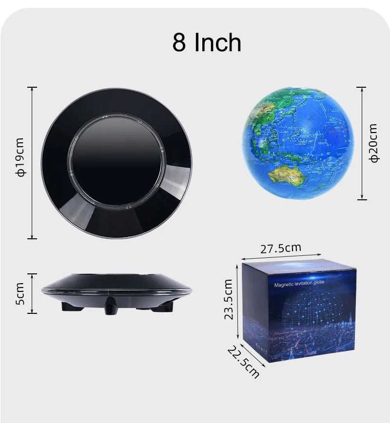 Floating Globe Lamp | Magnetic Levitation Globe | Figgostyle