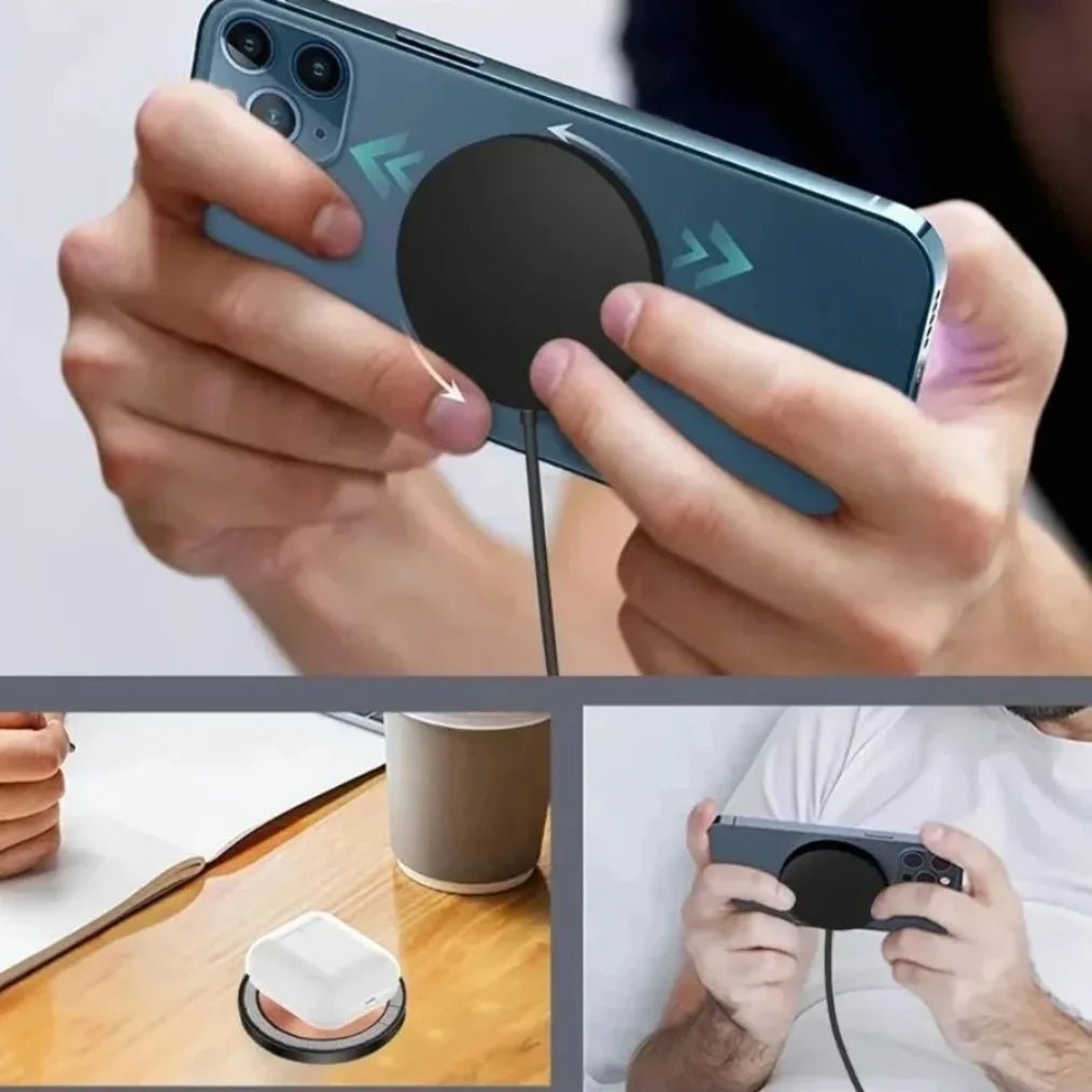 Magnetic Wireless Charger Pad Stand For iPhone 16 15 14 13 12 Pro Max AirPods Phone Chargers Type C Fast Charging Dock Station - Figgostyle