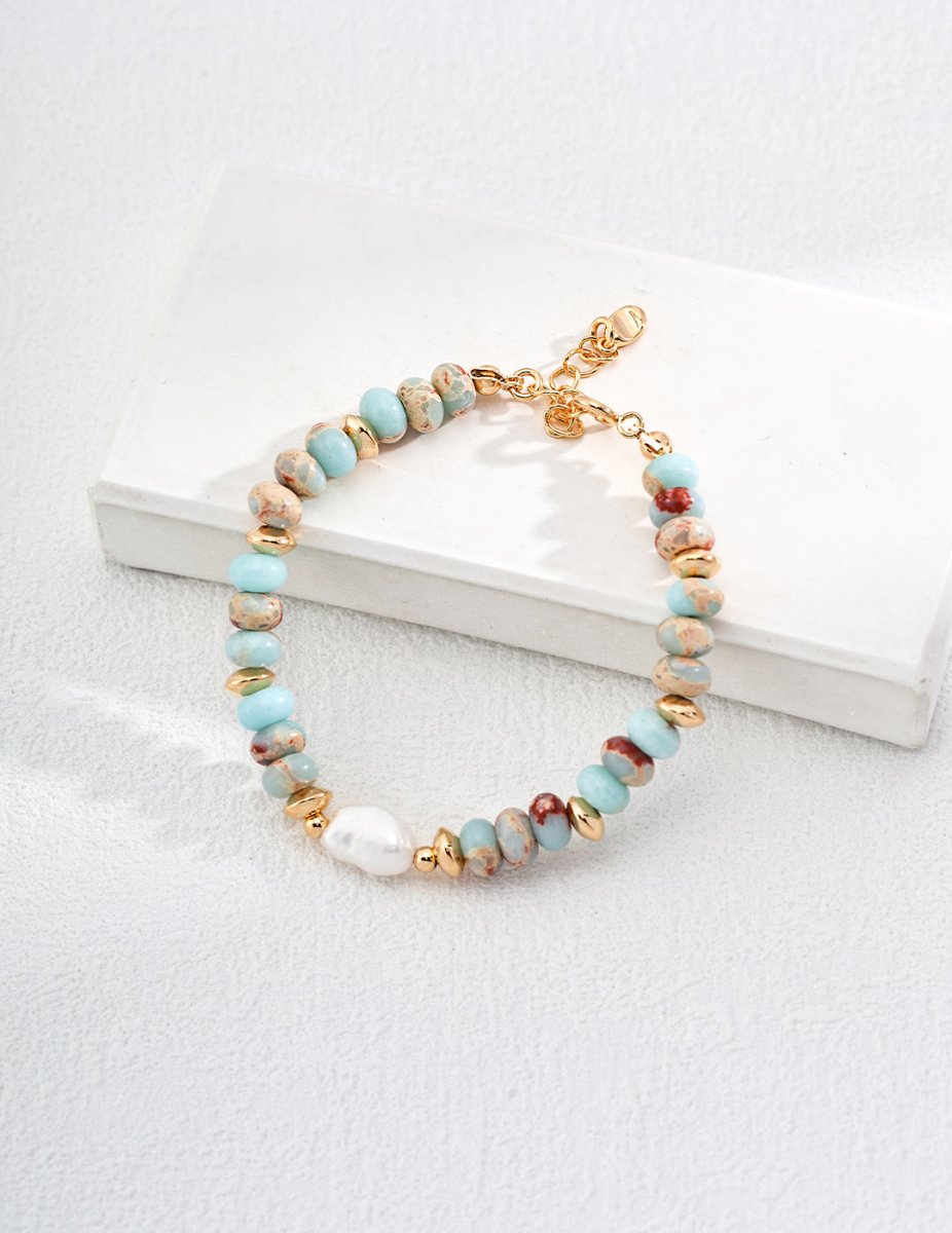 Natural pearl bracelet - Figgostyle