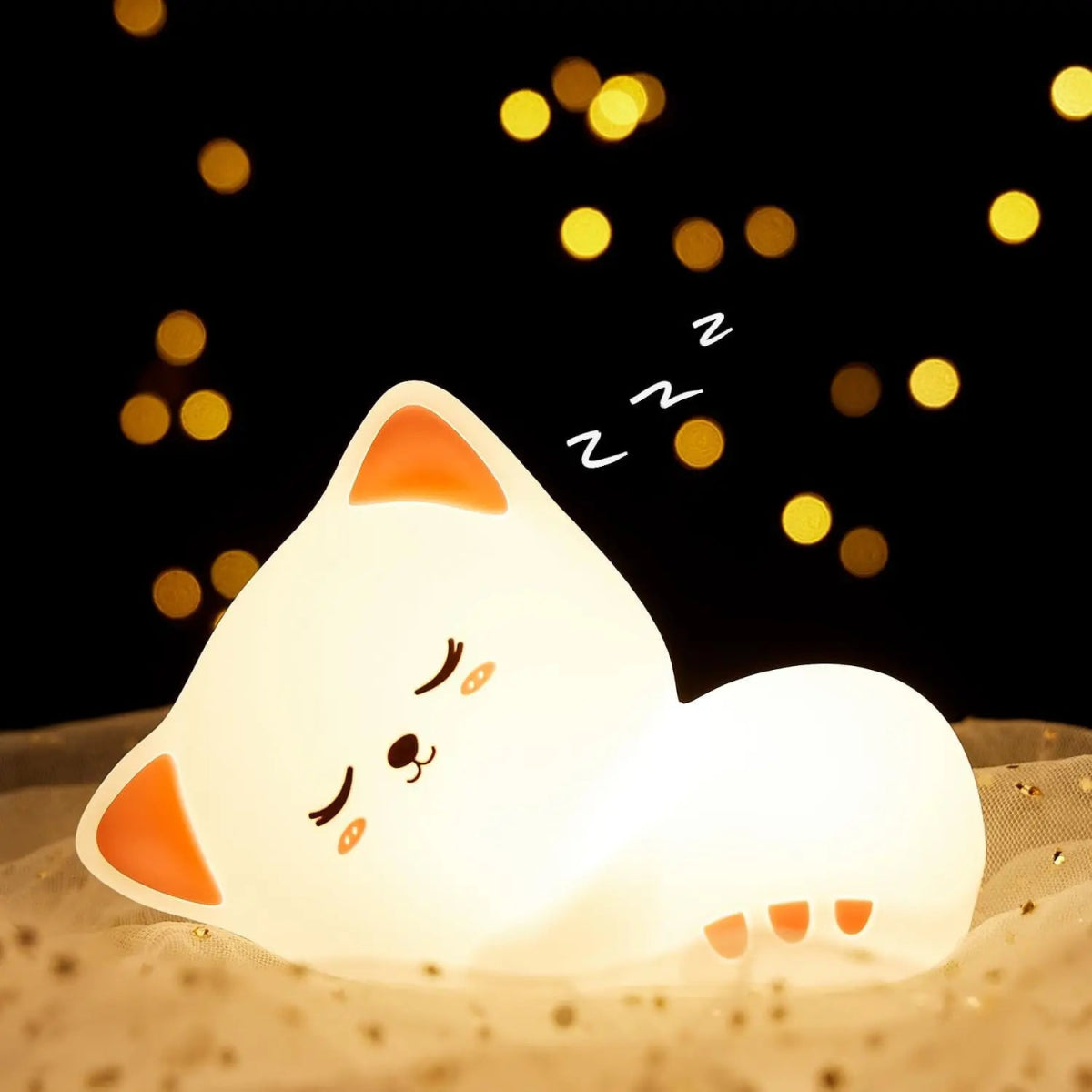 Night Light Cute Cat Lamp For Birthday Gift Kawaii Kitten Decor - Figgostyle