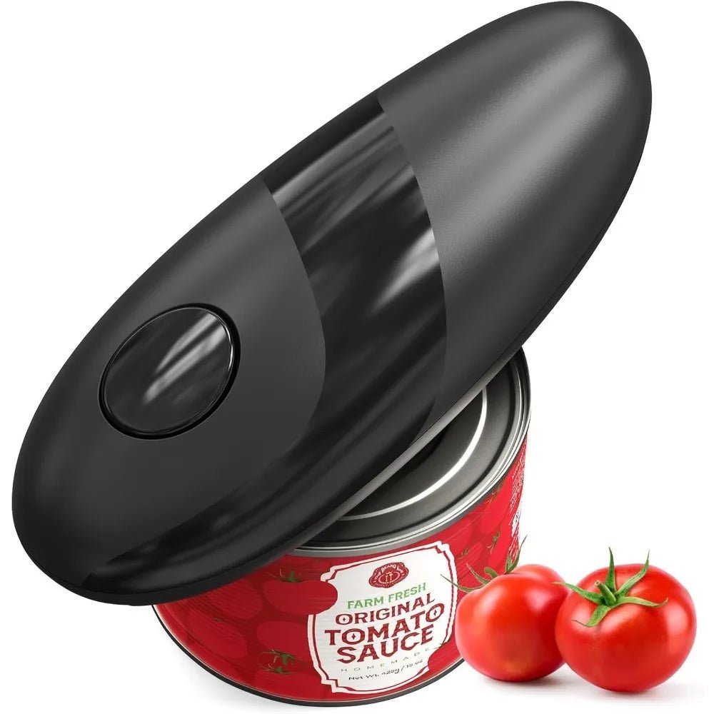 One-touch Electric Can Opener - Easy, Smooth, and Automatic - Figgostyle