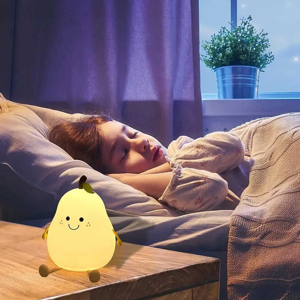 Pear Shaped Cute Silicone Nightlight - Figgostyle