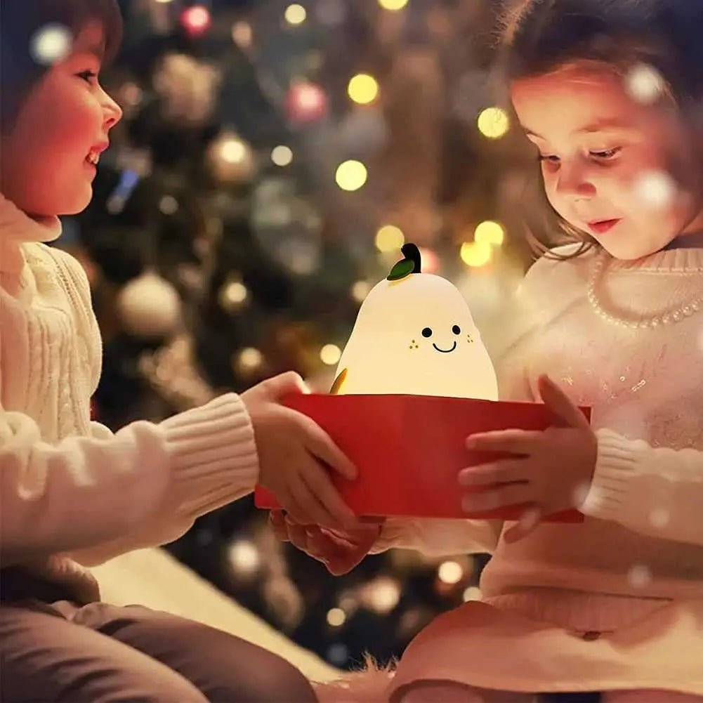 Pear Shaped Cute Silicone Nightlight - Figgostyle