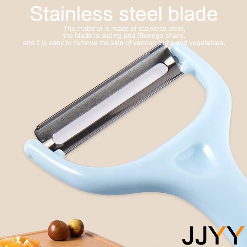 Peeling Knife Peeler Potato Vegetable Fruit Carrot Peeler Peeling Supplies Household Supplies Kitchen Gadget Light Fast - Figgostyle
