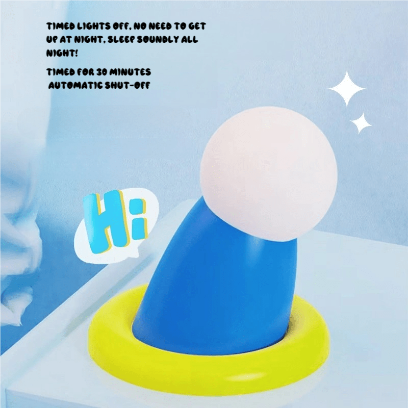 Round Hand Squishy Light" - Stress Relief Toy 🌟 - Figgostyle