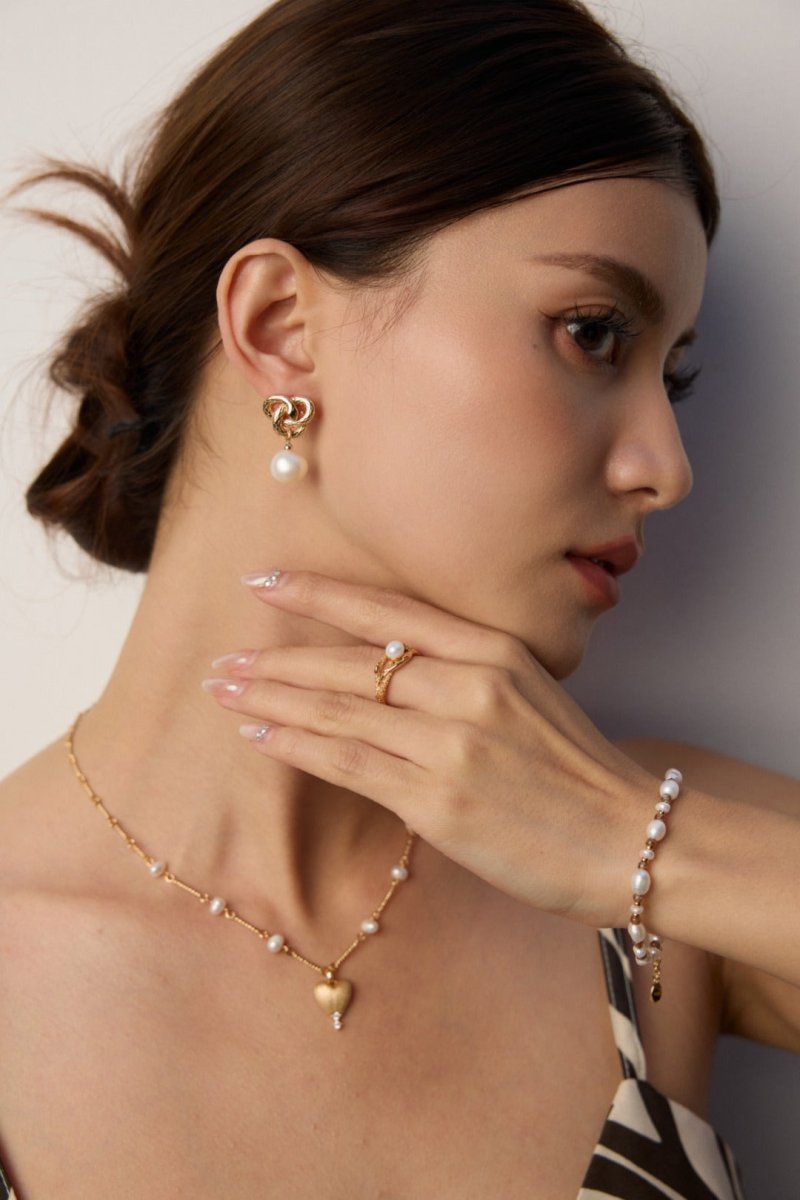 S925 Sterling Silver Simple Natural Pearl Ring - Figgostyle