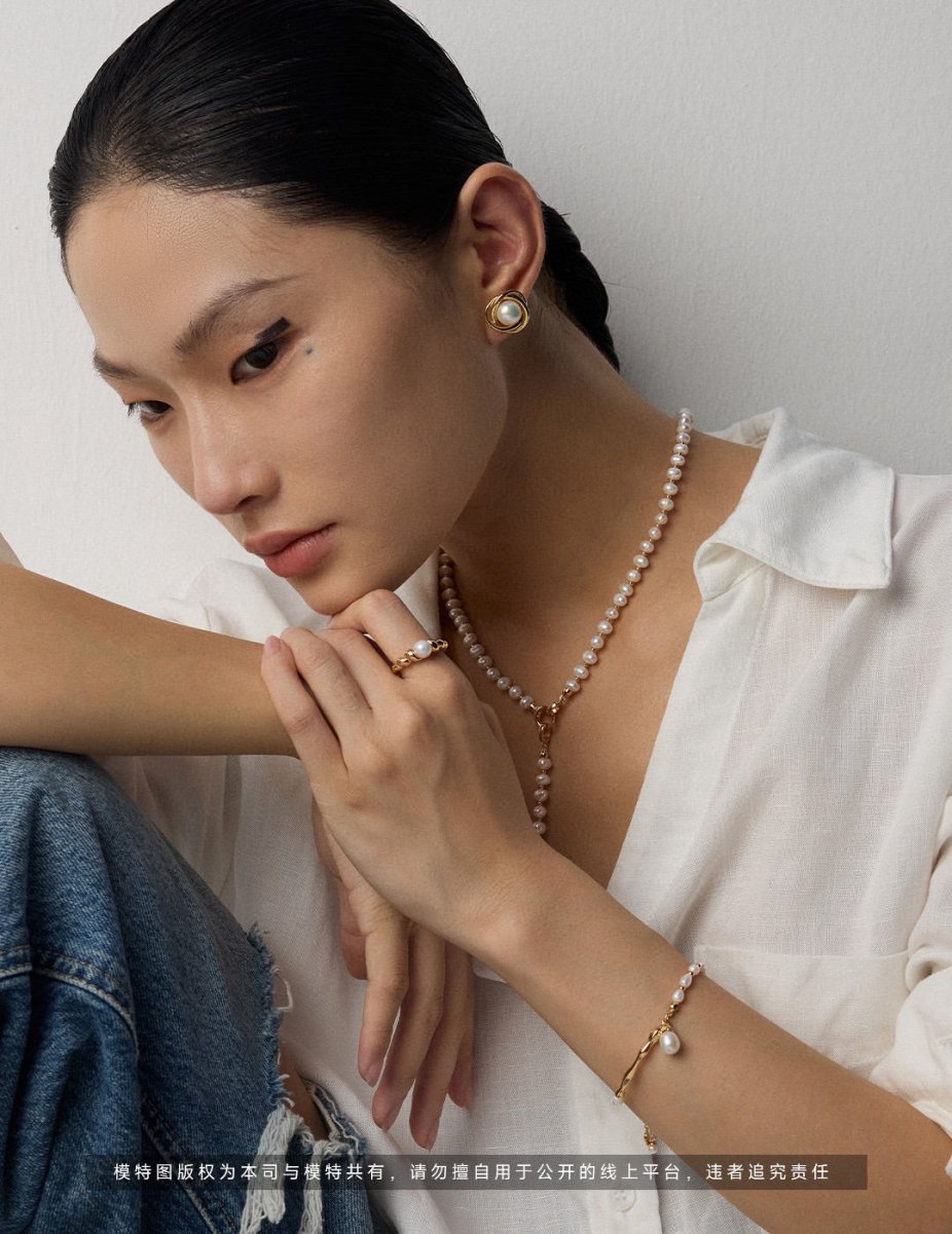 S925 Sterling Silver Simple Natural Pearl Ring - Figgostyle