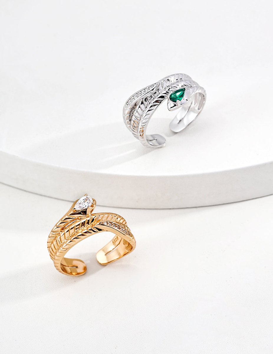 S925 Sterling Silver Vintage Zircon Ring - Figgostyle