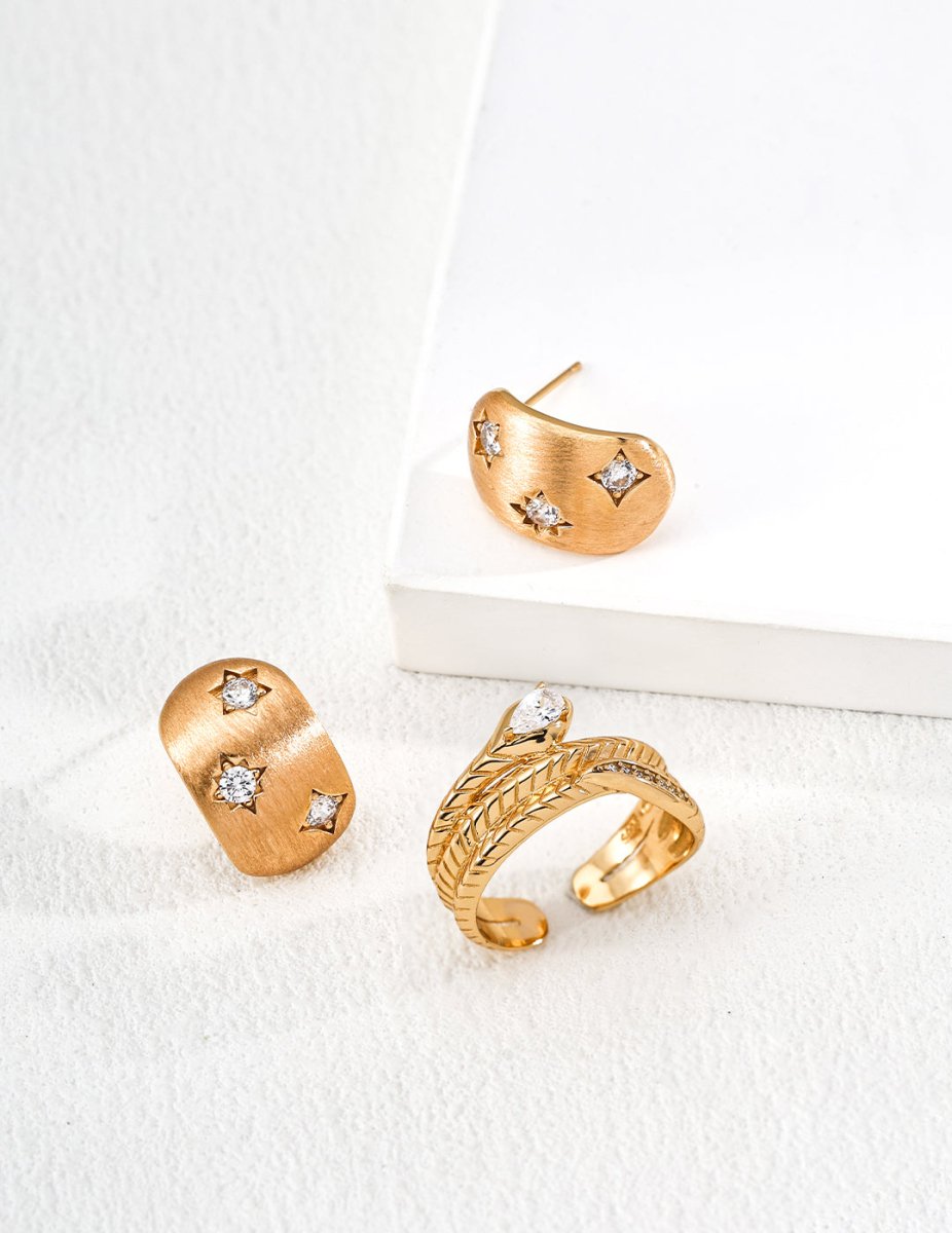 S925 Sterling Silver Vintage Zircon Ring - Figgostyle