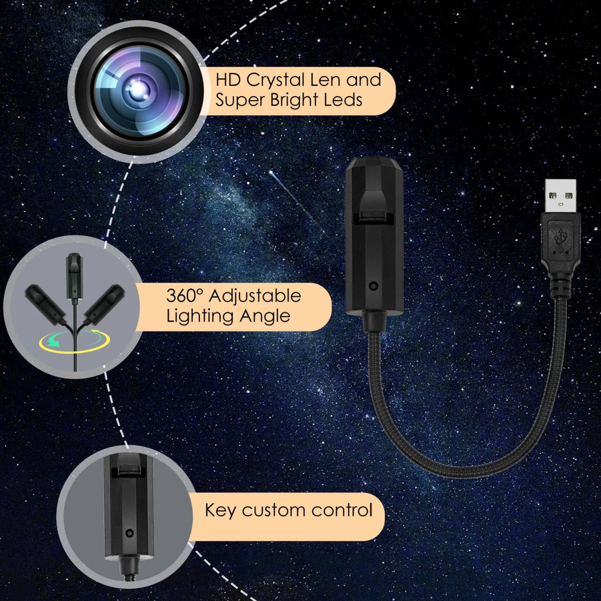 Santa Claus Projection Lamp 🎅✨ - Figgostyle