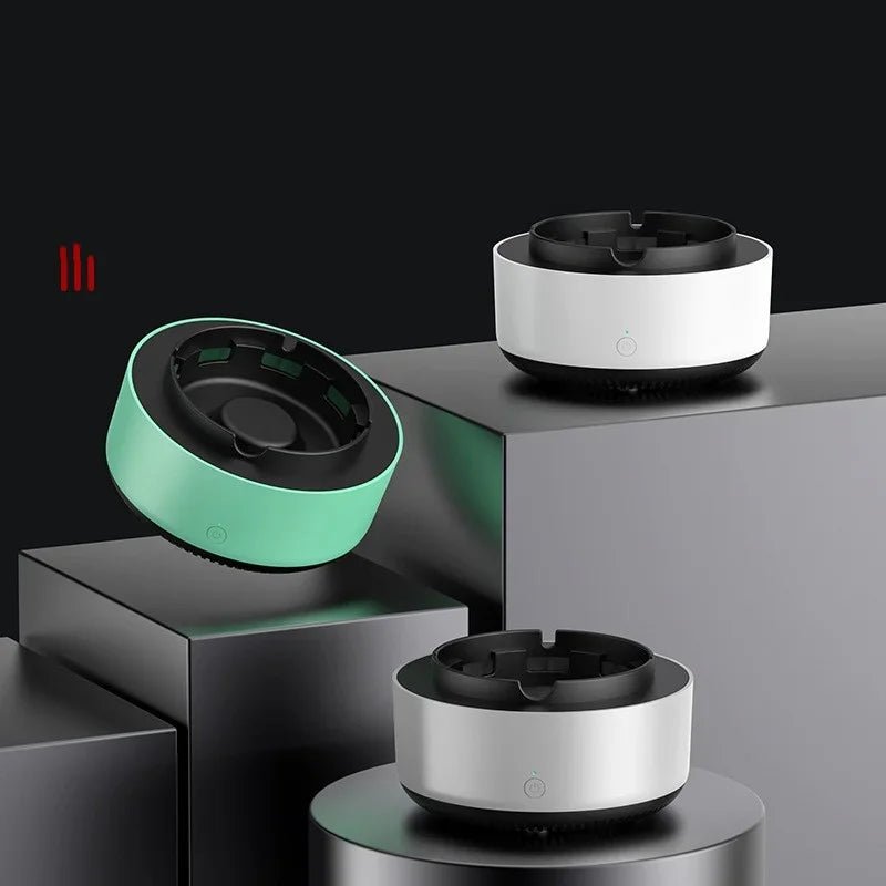Smart Cigarette Ashtray Air Purifier, Anion Purification, Practical Automatic Purifier, Portable Gadgets for Car - Figgostyle