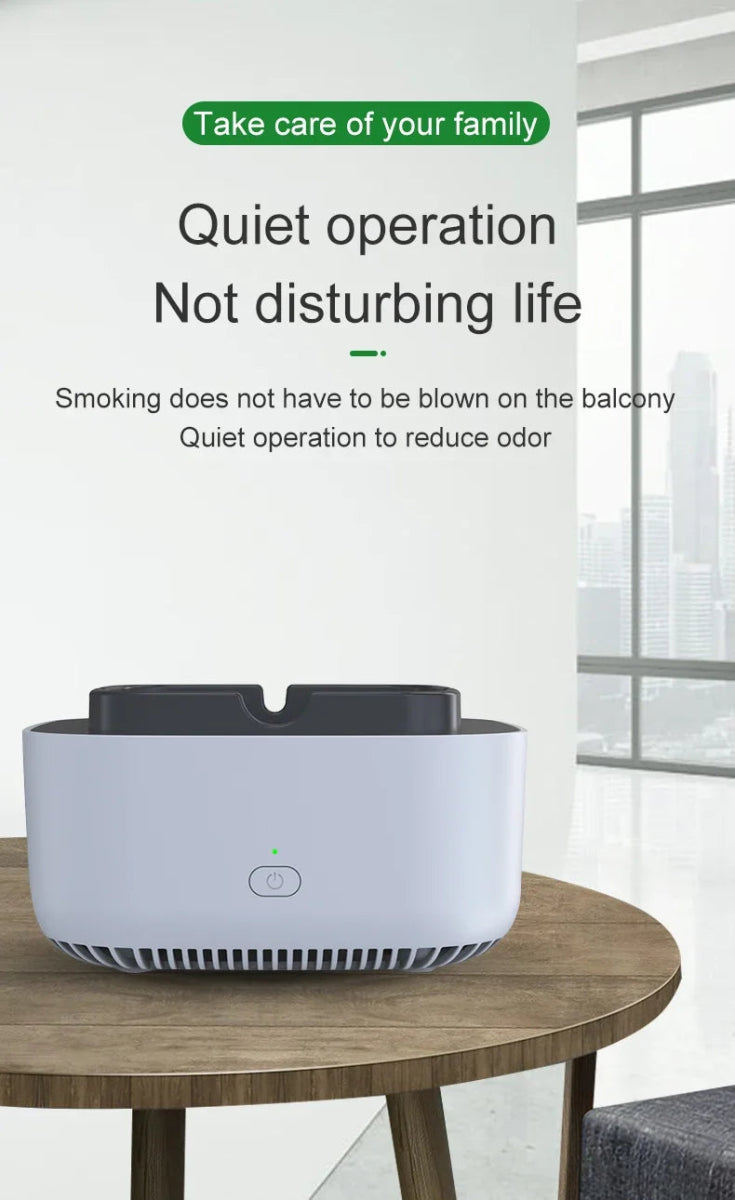 Smart Cigarette Ashtray Air Purifier, Anion Purification, Practical Automatic Purifier, Portable Gadgets for Car - Figgostyle