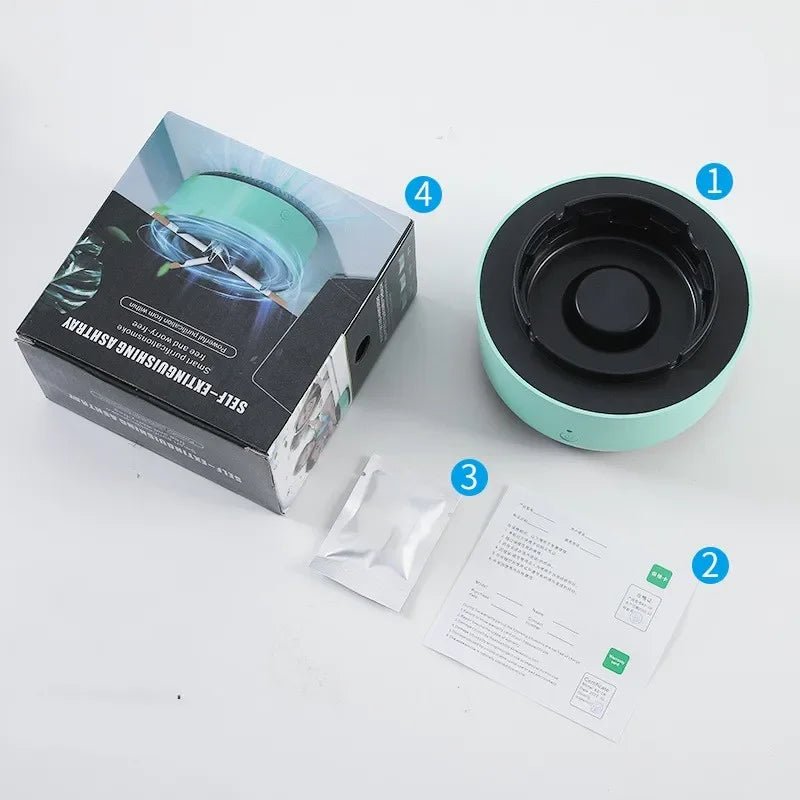 Smart Cigarette Ashtray Air Purifier, Anion Purification, Practical Automatic Purifier, Portable Gadgets for Car - Figgostyle