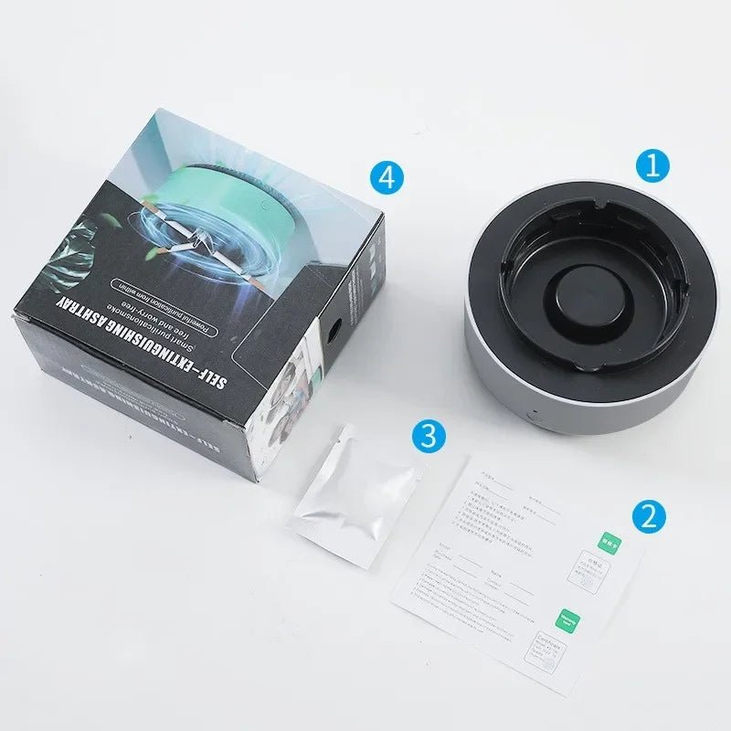 Smart Cigarette Ashtray Air Purifier, Anion Purification, Practical Automatic Purifier, Portable Gadgets for Car - Figgostyle