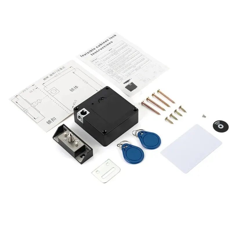 Smart Drawer Lock Invisible Electronic RFID 13.56MHz IC Cabinet Lock Unlock Intelligent Keyless Sensor Lock Easy To Install - Figgostyle