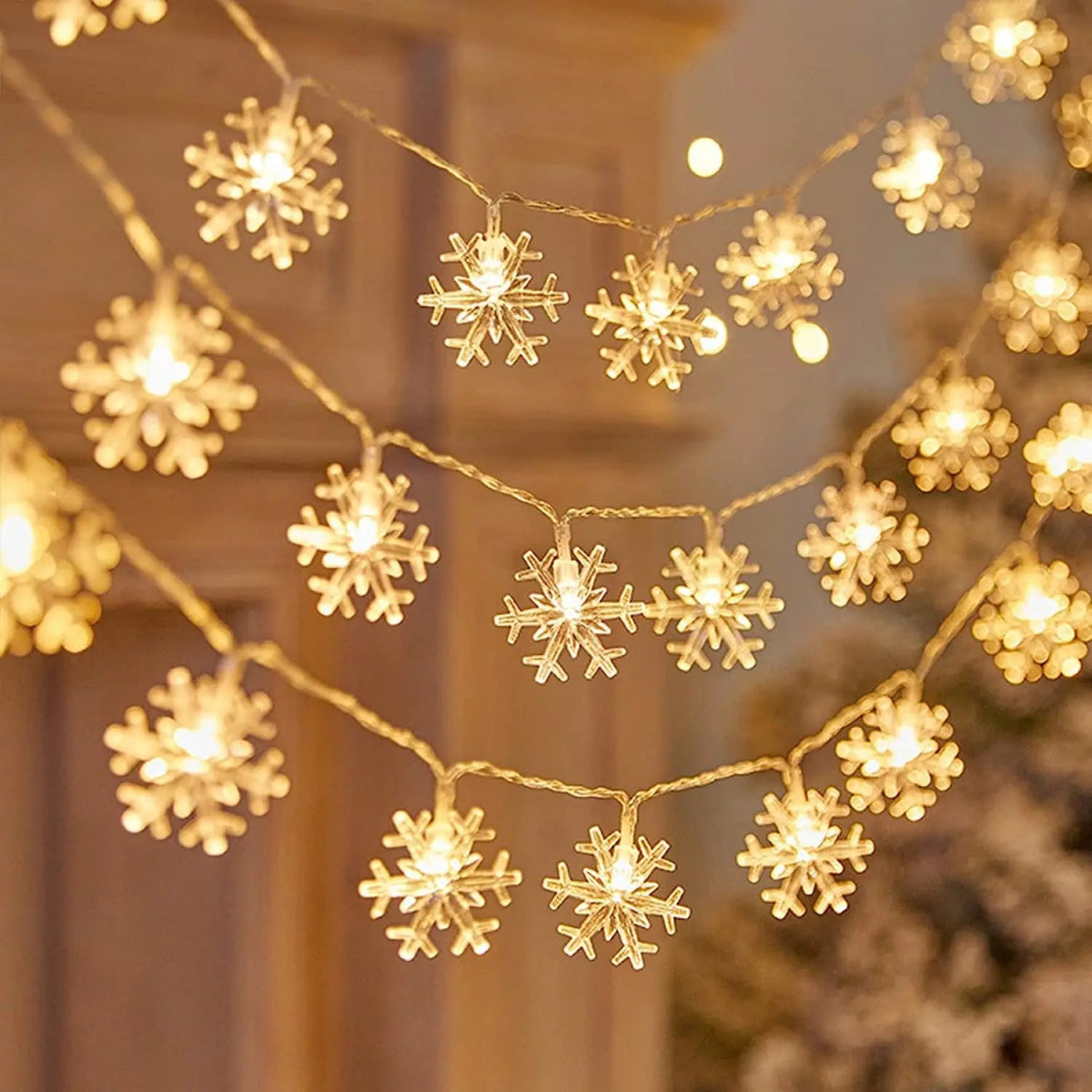 Snowflake Fairy String Lights ❄️✨ - Figgostyle