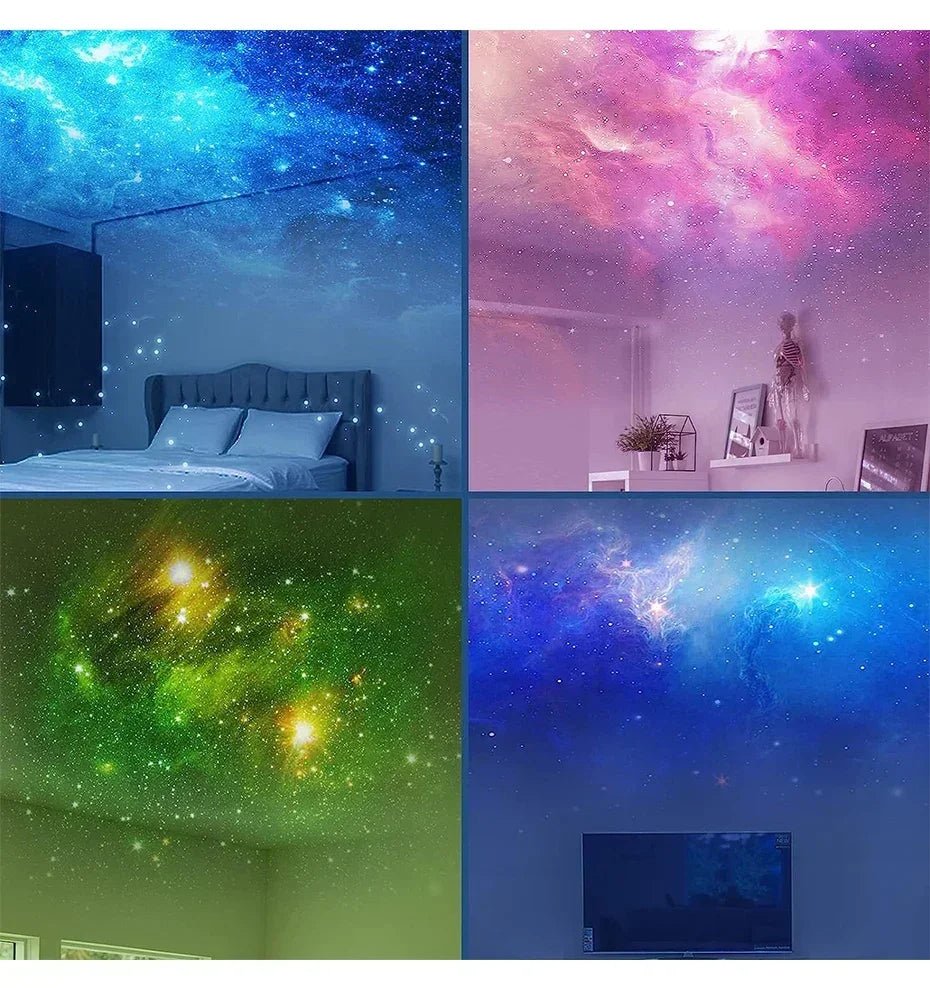 Star Projector Galaxy Night Light Astronaut Space Projector Starry Nebula Ceiling LED Lamp for Bedroom Home Decorative Kids Gift - Figgostyle