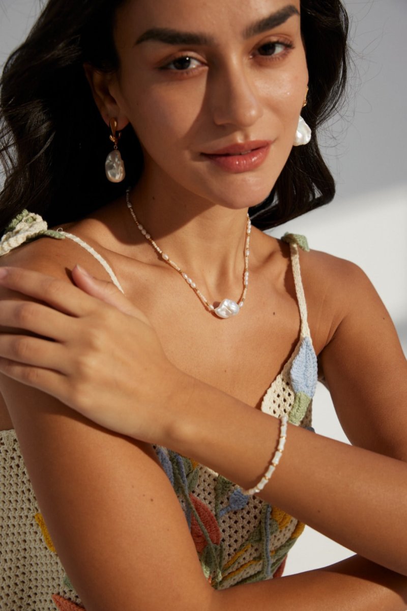 Sterling silver bamboo bracelet - Figgostyle