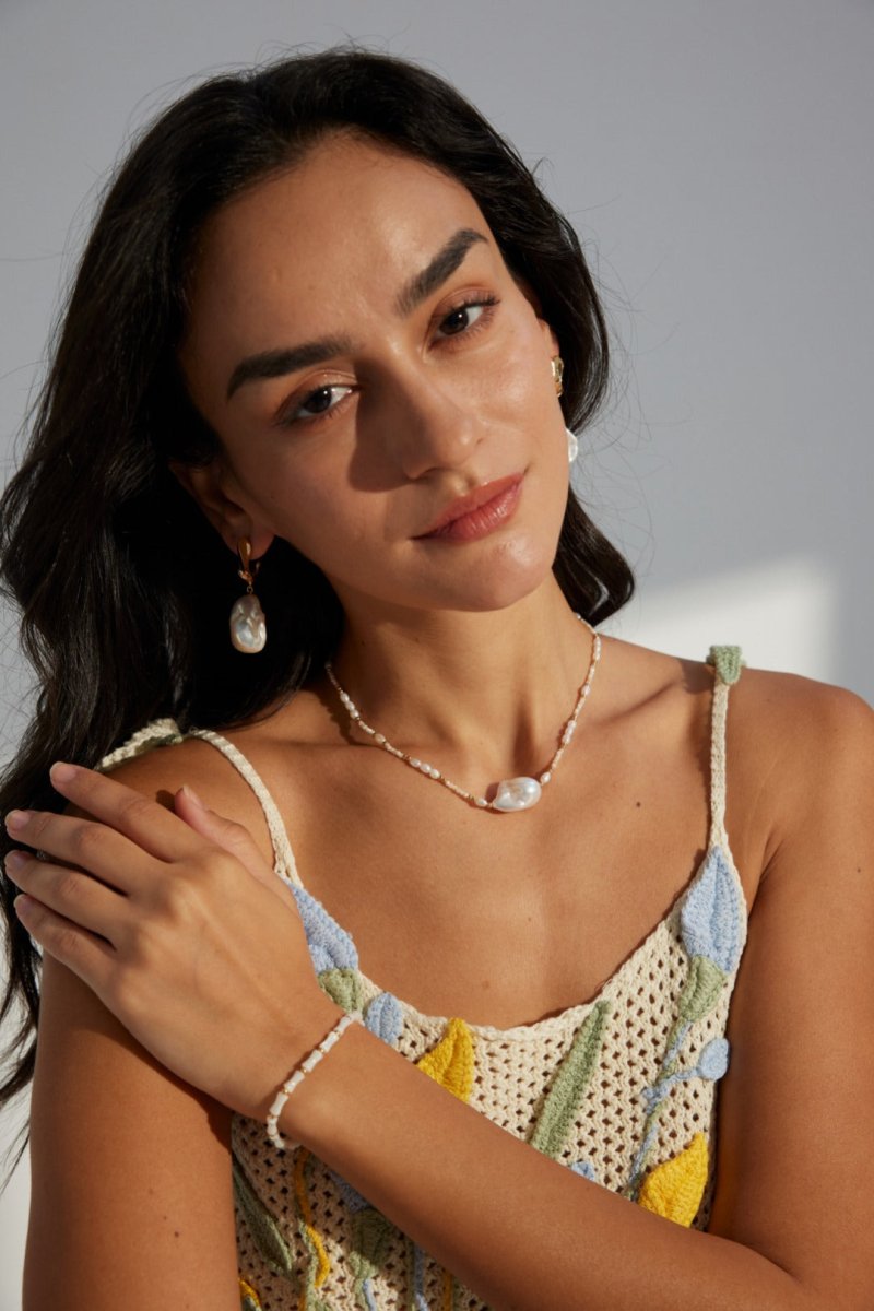 Sterling silver bamboo bracelet - Figgostyle