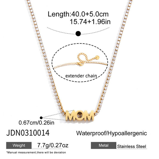 Titanium steel eight - pointed star necklace - Figgostyle