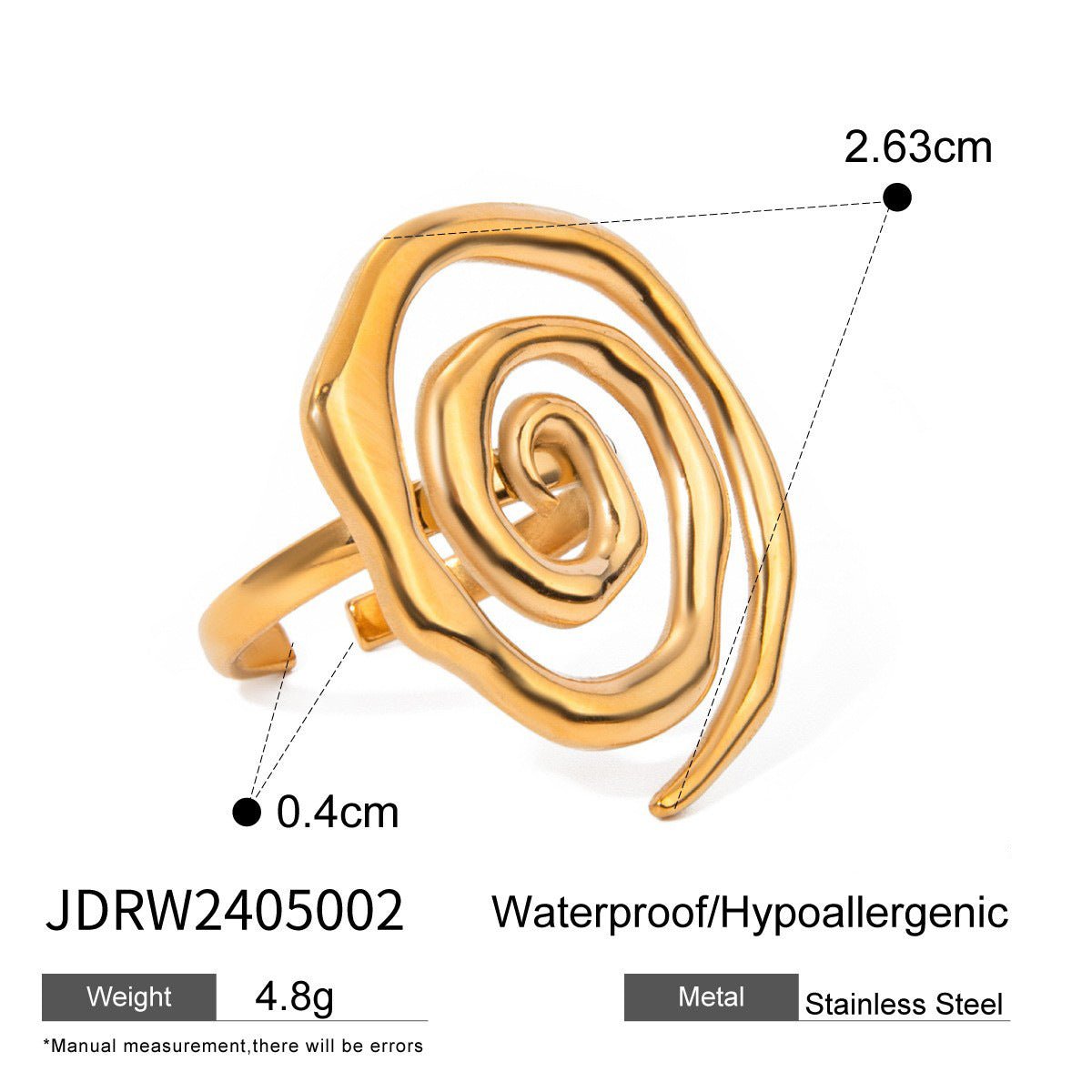 titanium steel ring - Figgostyle